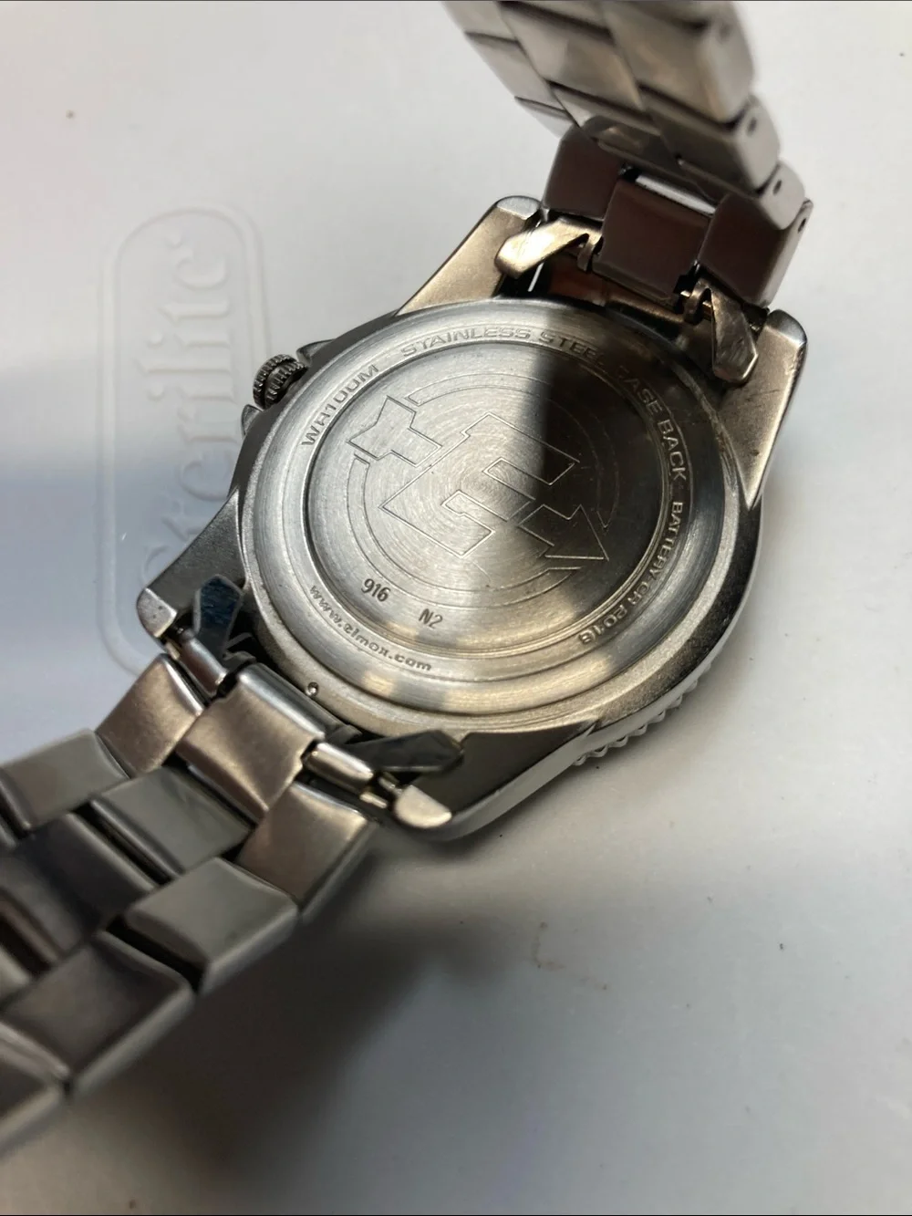 Timex Expedition Silver Watch with silver sunburst Dial, indiglo, new battery